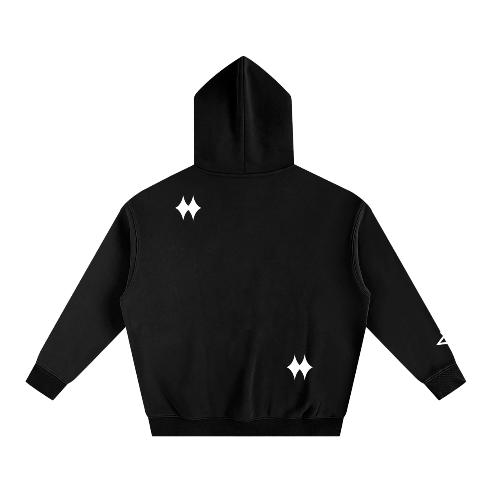 Avria - Black Essential Hoodie