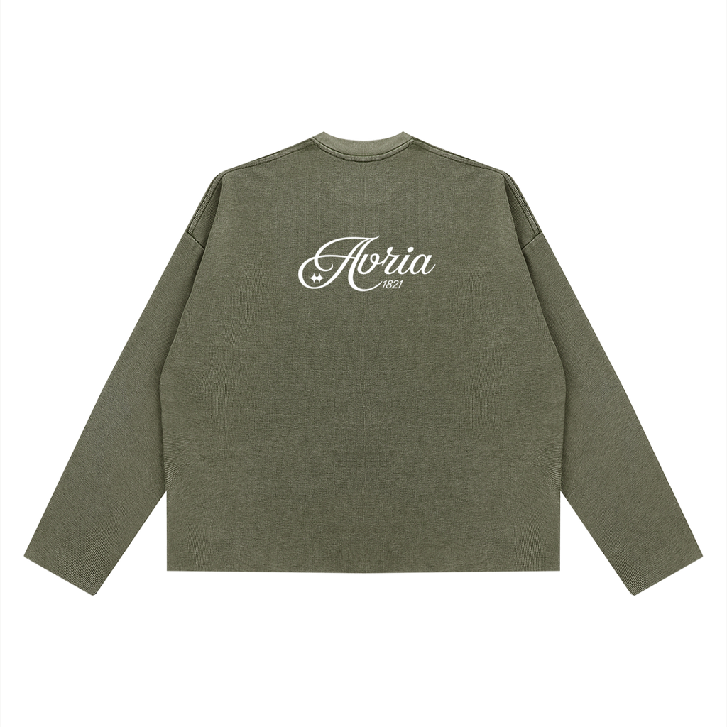 Vintage Washed Waffle Long Sleeve