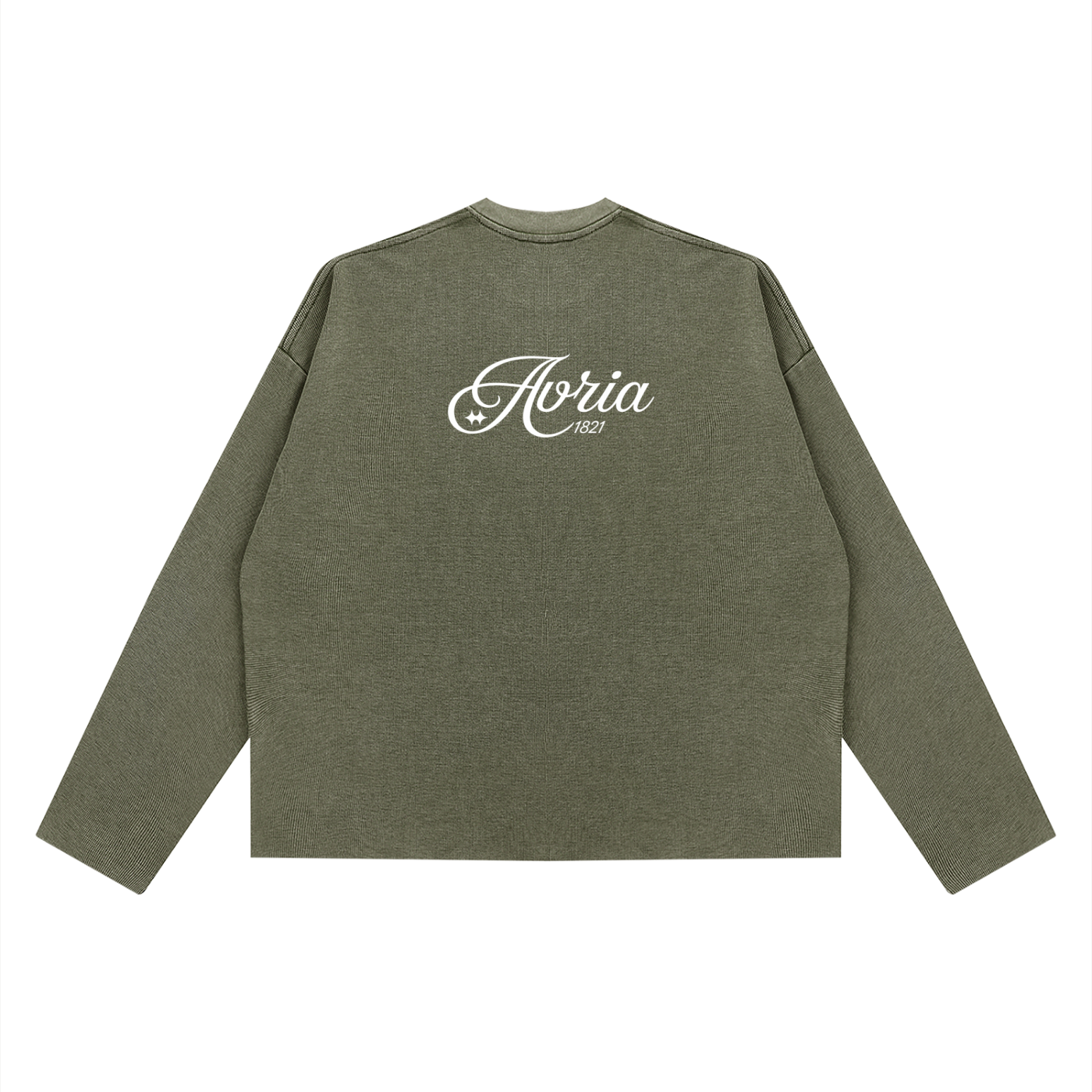 Vintage Washed Waffle Long Sleeve
